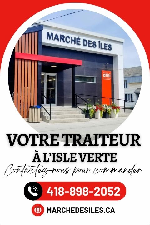 Traiteur, service de traiteur Rivière-du-Loup droite