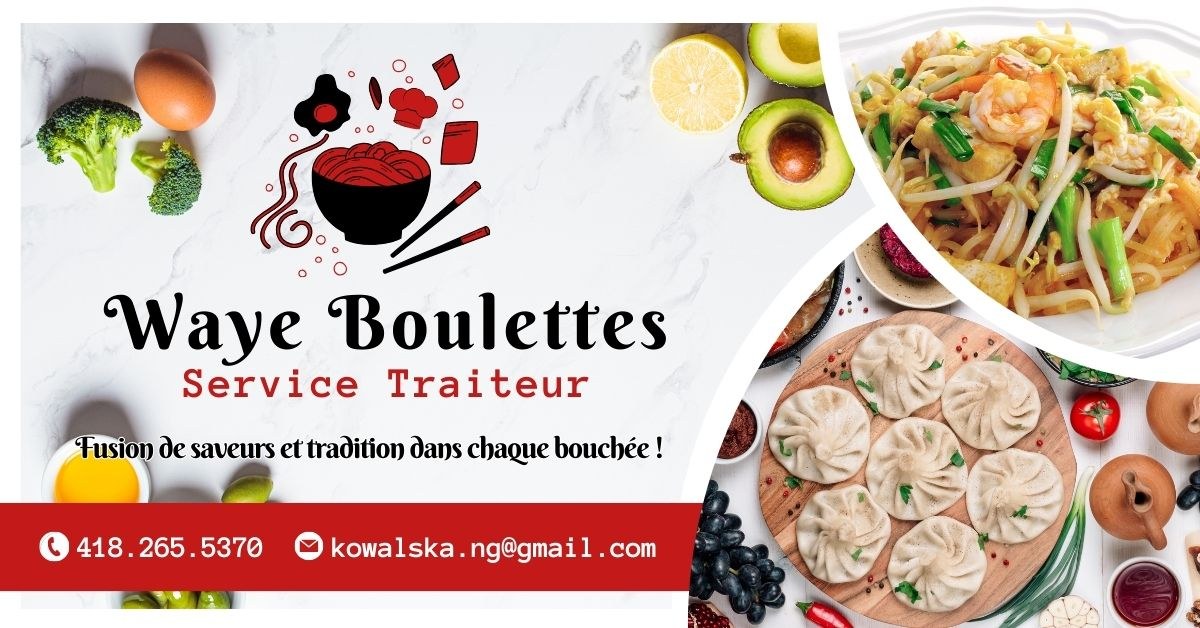 Bannière Waye Boulettes Inc. - Service Traiteur